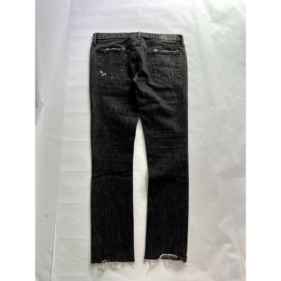 RtA Raw Hem Jeans in Black - Picture 2 of 5